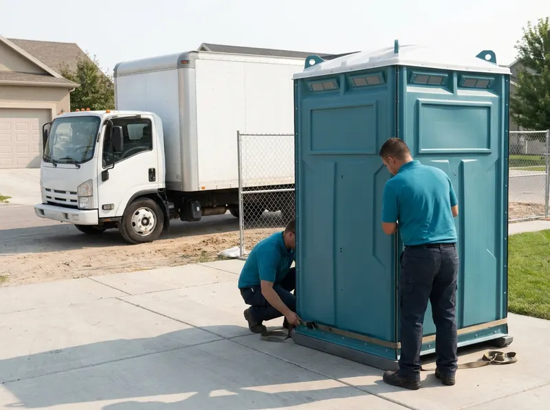 Crane-Liftable High-Rise Portable Toilets in Salt Lake City, UT