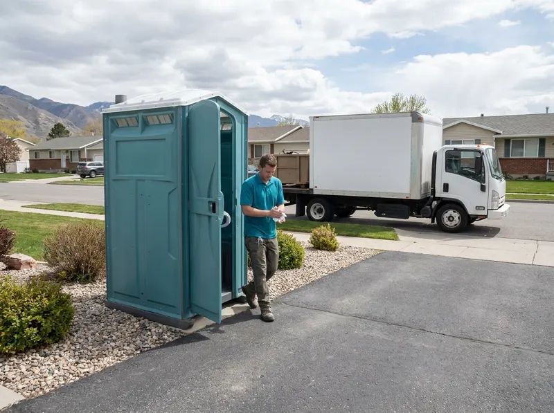 Deluxe Flushing Portable Toilet Rental in Salt Lake City, UT